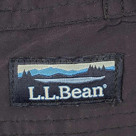 LL Bean Cargo Shorts Men's Size Small Lined Drawstring Pull On Athletic Blue - Picture 8 of 11